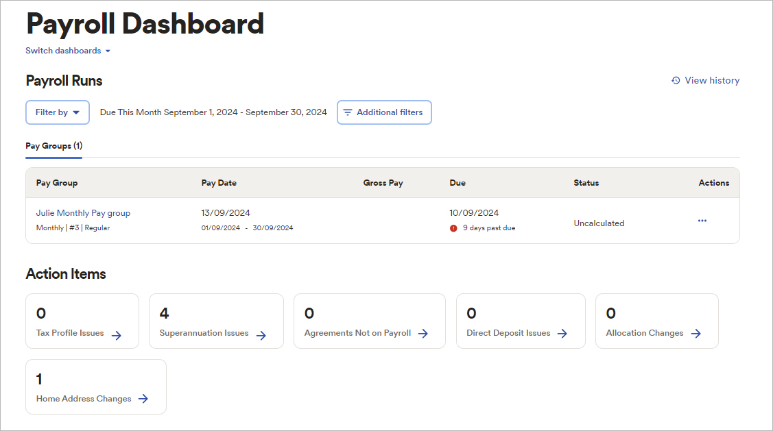Lyric Payroll Dashboard